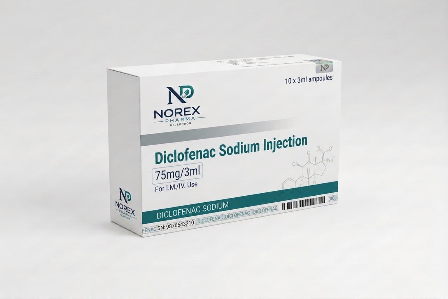 Diclofenac Sodium Injection pack